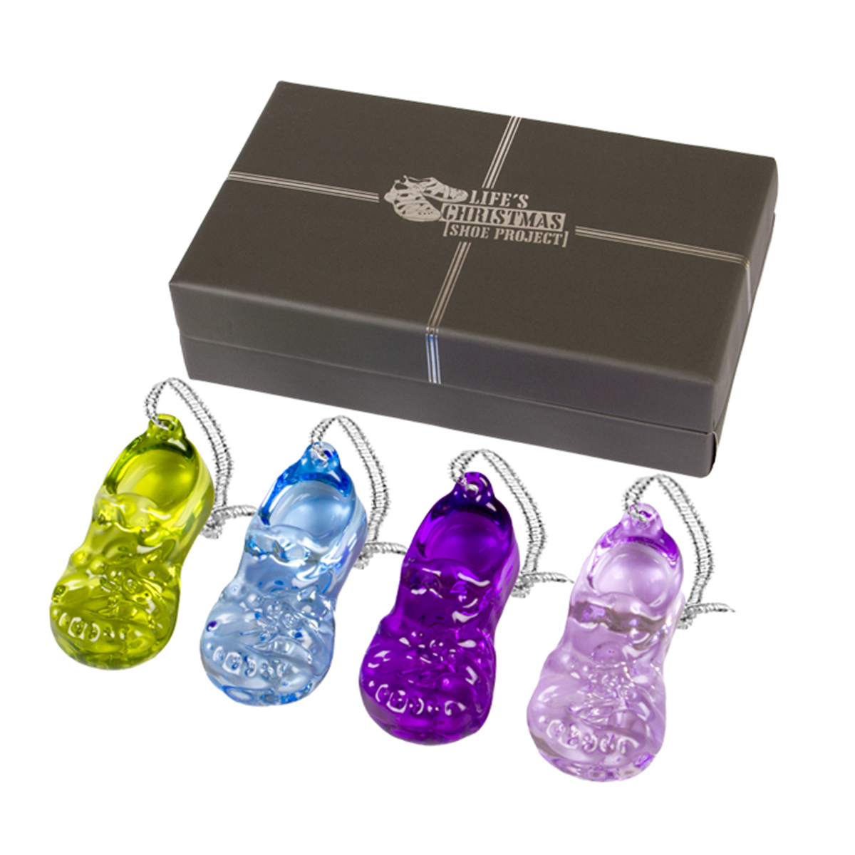 Crystal Shoe Ornament gift box